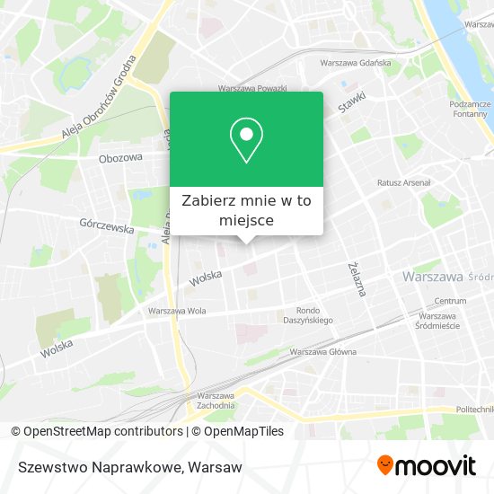 Mapa Szewstwo Naprawkowe