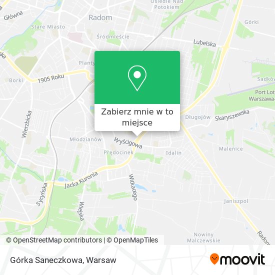 Mapa Górka Saneczkowa