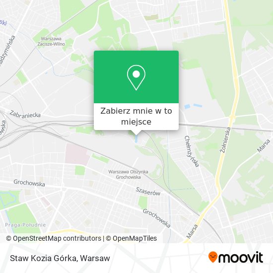 Mapa Staw Kozia Górka