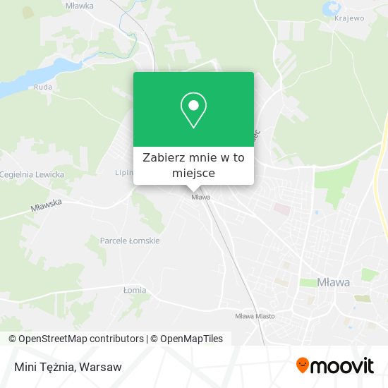 Mapa Mini Tężnia