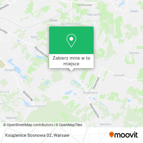 Mapa Książenice Sosnowa 02