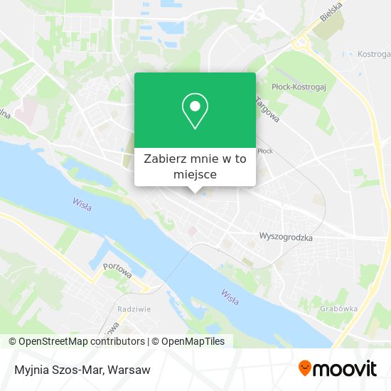 Mapa Myjnia Szos-Mar