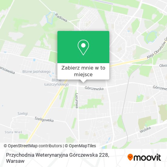 Mapa Przychodnia Weterynaryjna Górczewska 228