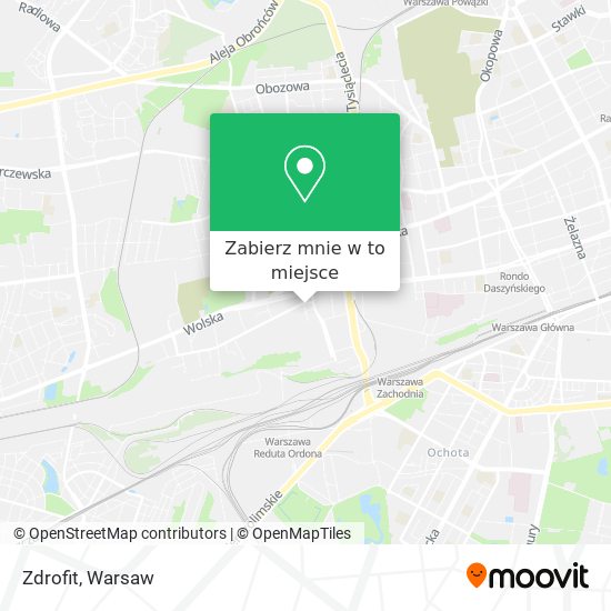 Mapa Zdrofit