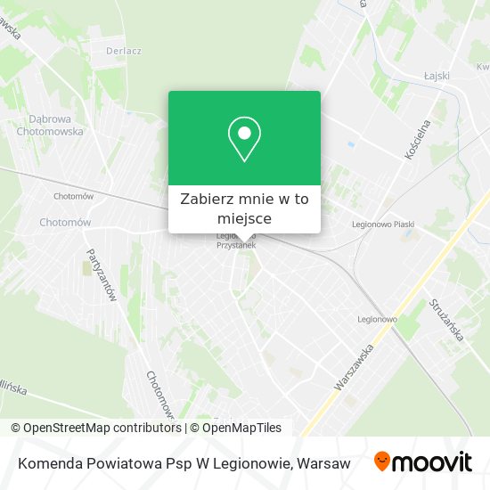 Mapa Komenda Powiatowa Psp W Legionowie