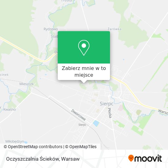 Mapa Oczyszczalnia Ścieków