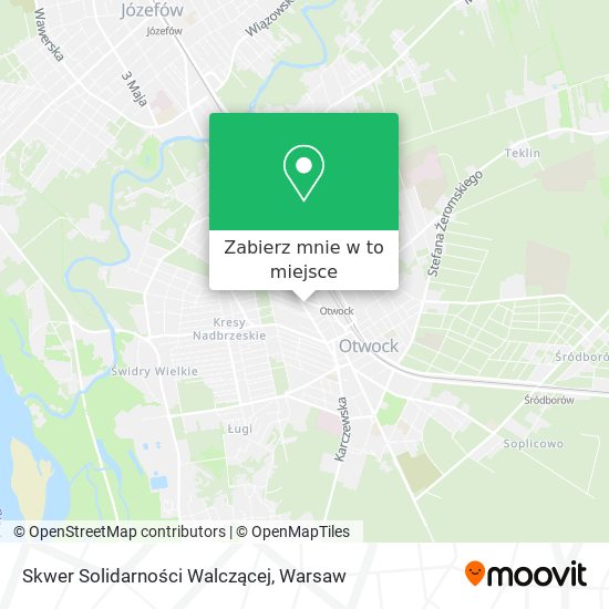 Mapa Skwer Solidarności Walczącej