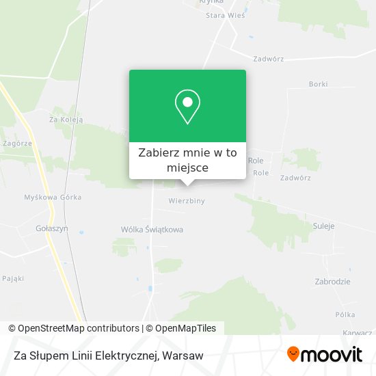 Mapa Za Słupem Linii Elektrycznej