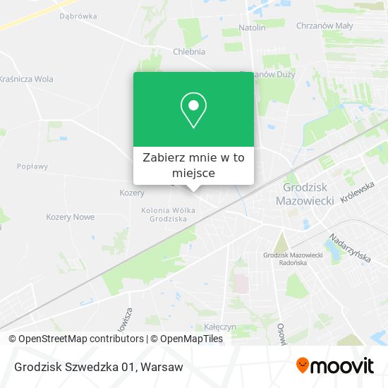 Mapa Grodzisk Szwedzka 01