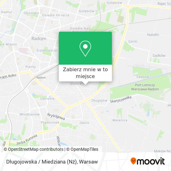 Mapa Długojowska / Miedziana (Nż)