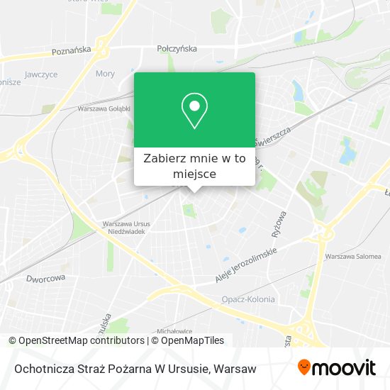 Mapa Ochotnicza Straż Pożarna W Ursusie