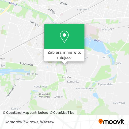 Mapa Komorów Żwirowa