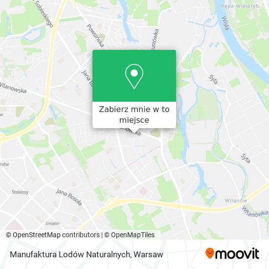 Mapa Manufaktura Lodów Naturalnych