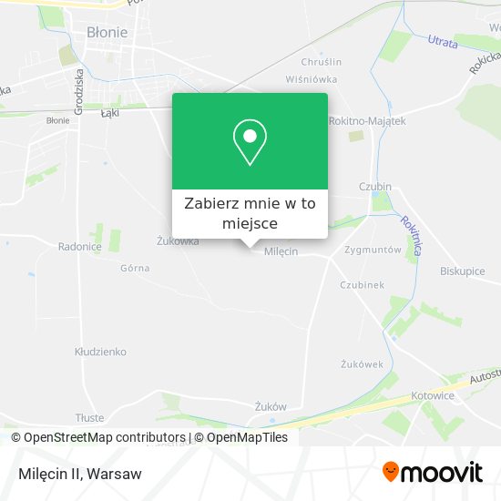 Mapa Milęcin II