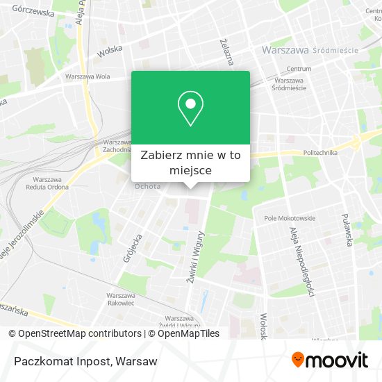 Mapa Paczkomat Inpost