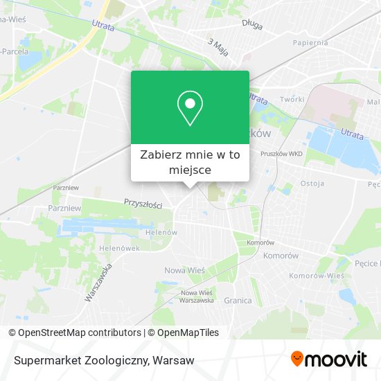 Mapa Supermarket Zoologiczny