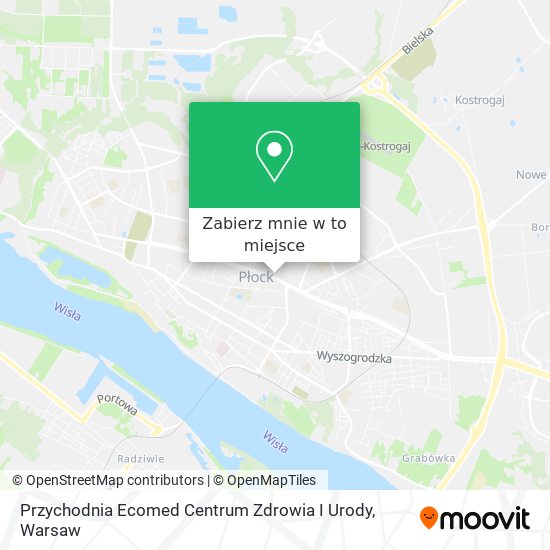 Mapa Przychodnia Ecomed Centrum Zdrowia I Urody