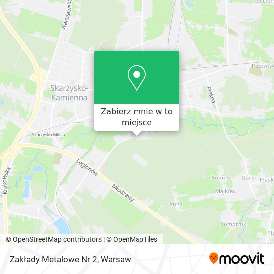 Mapa Zakłady Metalowe Nr 2