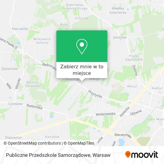 Mapa Publiczne Przedszkole Samorządowe