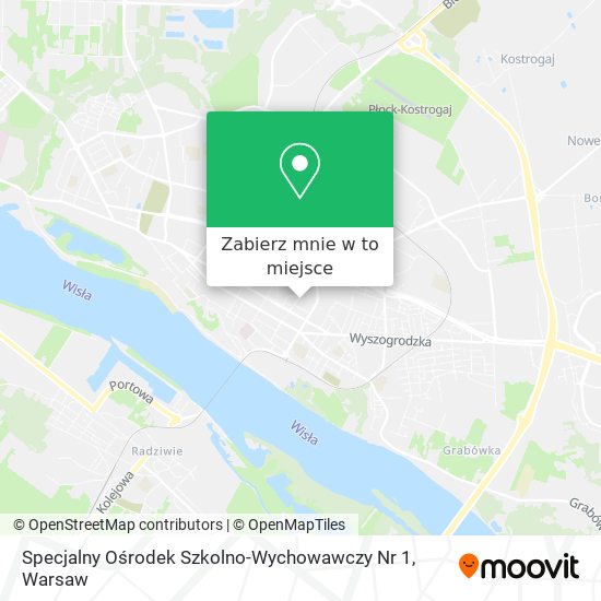 Mapa Specjalny Ośrodek Szkolno-Wychowawczy Nr 1