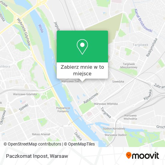 Mapa Paczkomat Inpost