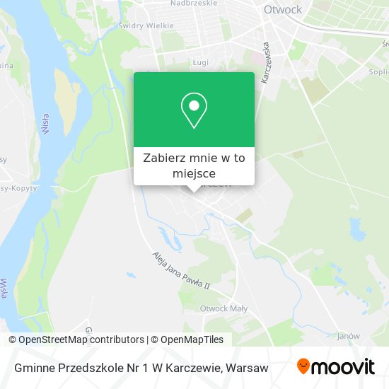 Mapa Gminne Przedszkole Nr 1 W Karczewie