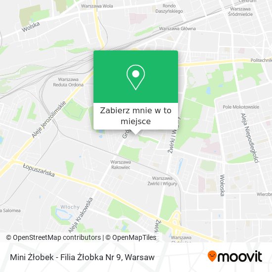 Mapa Mini Żłobek - Filia Żłobka Nr 9