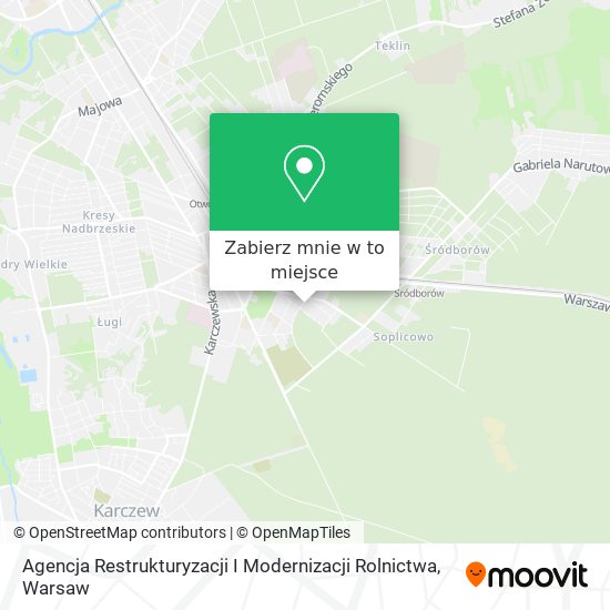 Mapa Agencja Restrukturyzacji I Modernizacji Rolnictwa