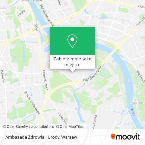 Mapa Ambasada Zdrowia I Urody