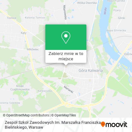 Mapa Zespół Szkół Zawodowych Im. Marszałka Franciszka Bielińskiego