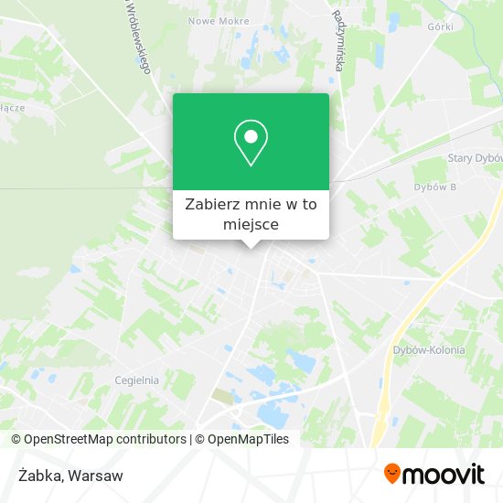 Mapa Żabka