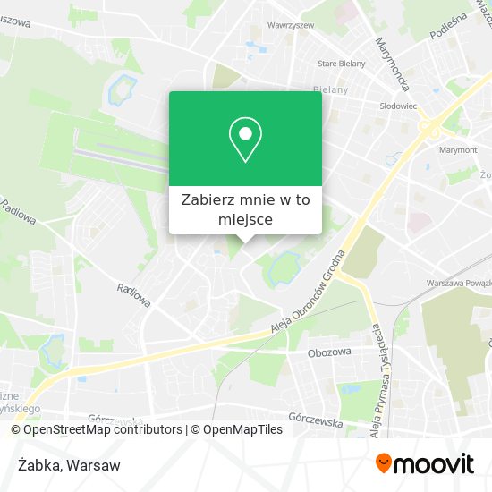 Mapa Żabka