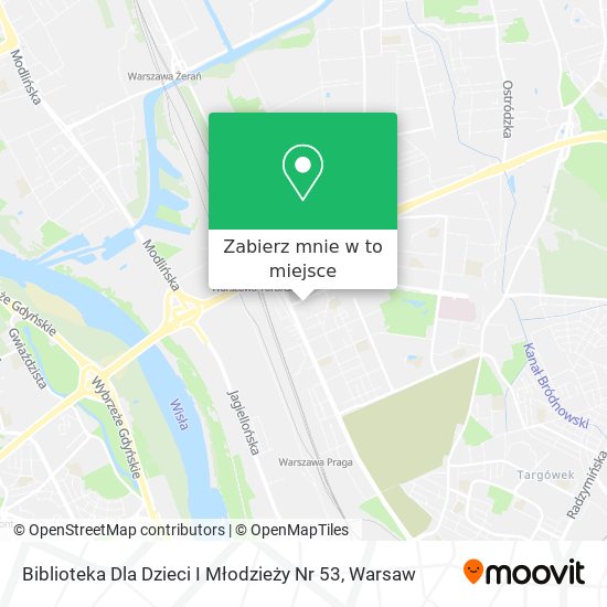 Mapa Biblioteka Dla Dzieci I Młodzieży Nr 53