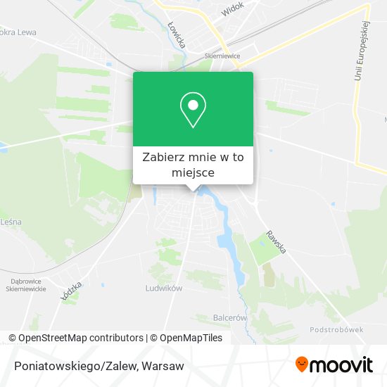 Mapa Poniatowskiego/Zalew