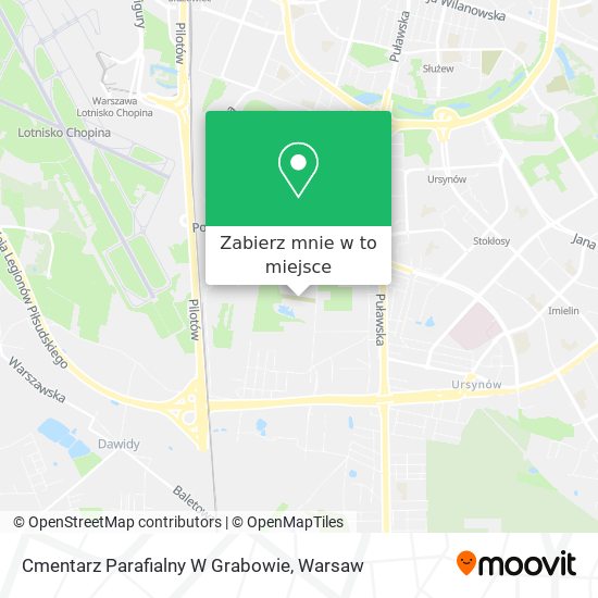 Mapa Cmentarz Parafialny W Grabowie