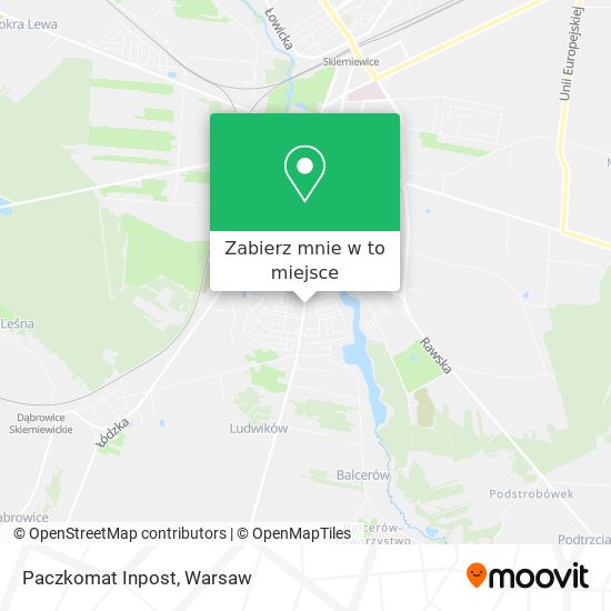 Mapa Paczkomat Inpost