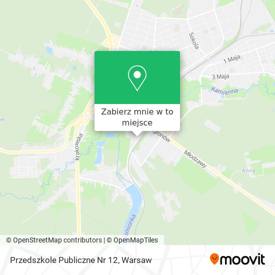 Mapa Przedszkole Publiczne Nr 12