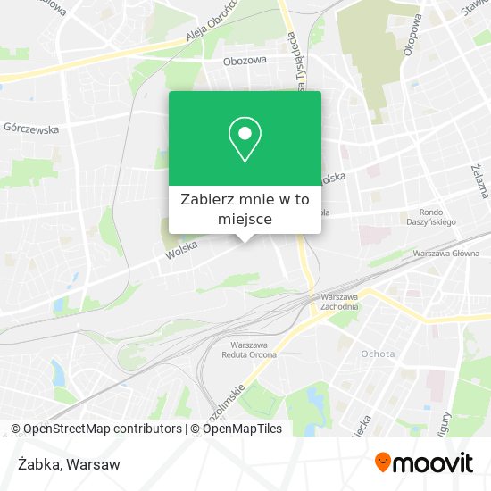 Mapa Żabka