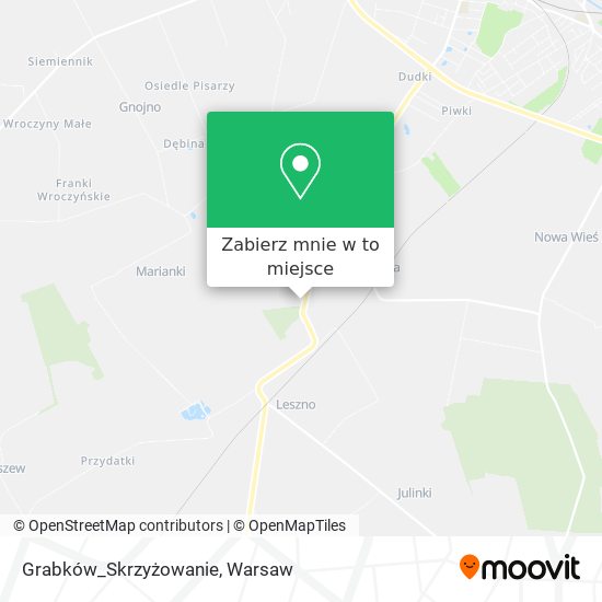 Mapa Grabków_Skrzyżowanie