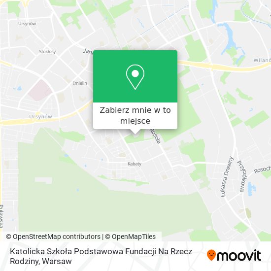 Mapa Katolicka Szkoła Podstawowa Fundacji Na Rzecz Rodziny