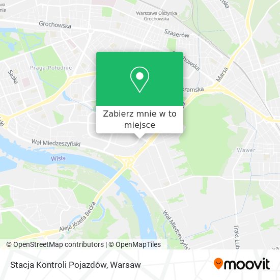 Mapa Stacja Kontroli Pojazdów