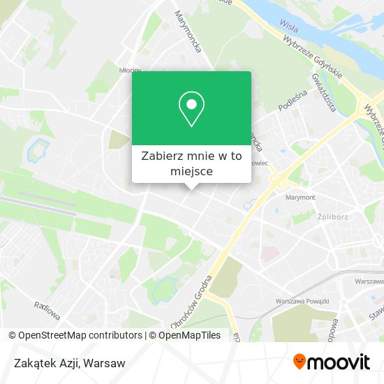 Mapa Zakątek Azji