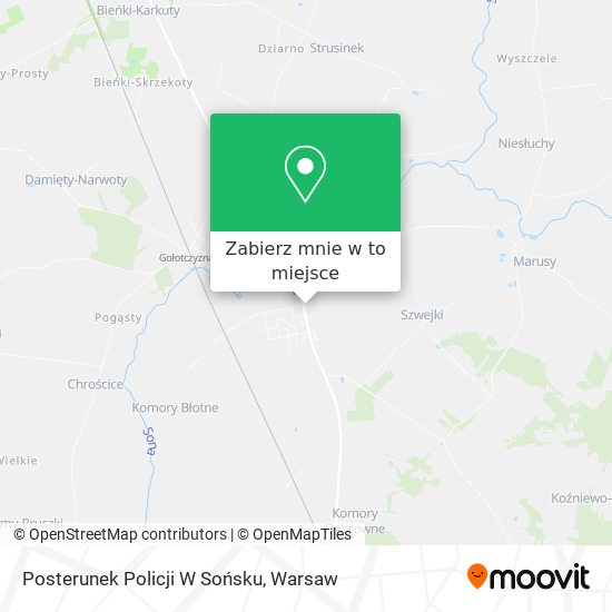 Mapa Posterunek Policji W Sońsku