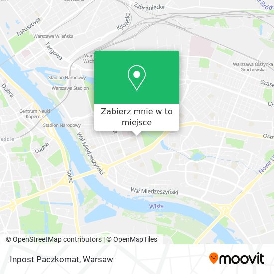 Mapa Inpost Paczkomat