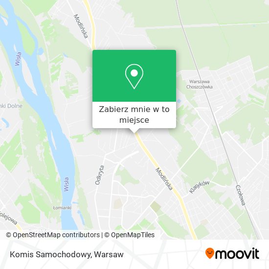 Mapa Komis Samochodowy