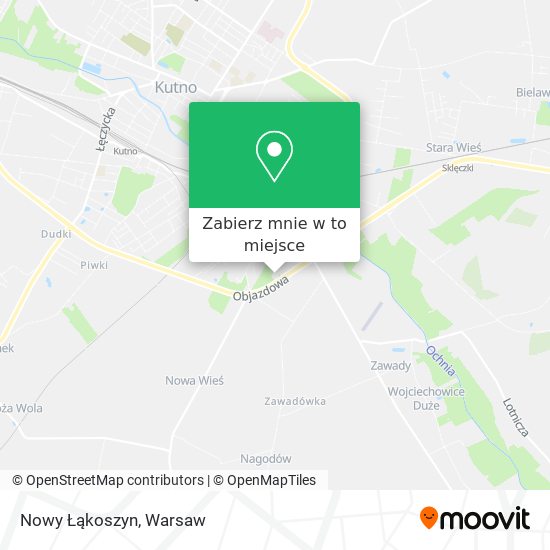 Mapa Nowy Łąkoszyn