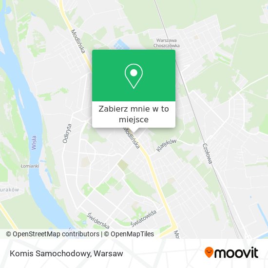 Mapa Komis Samochodowy