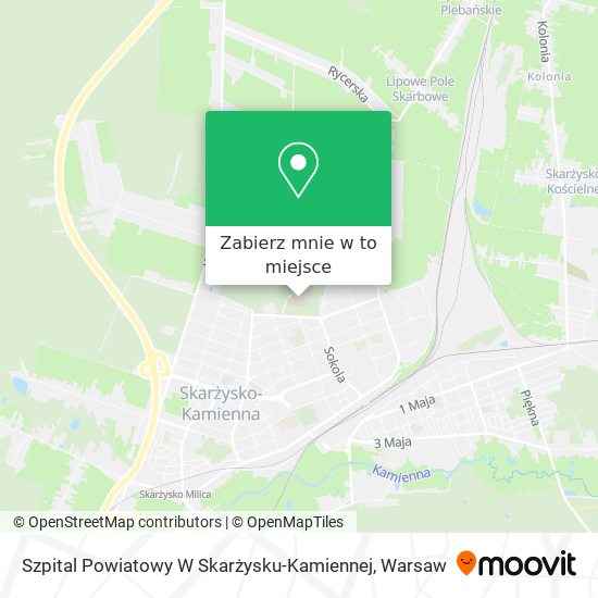 Mapa Szpital Powiatowy W Skarżysku-Kamiennej