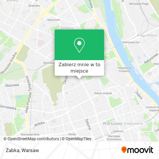 Mapa Żabka