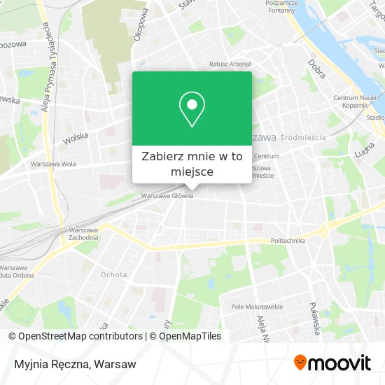 Mapa Myjnia Ręczna